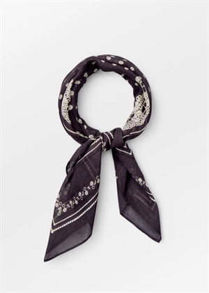 Lacia Cotta scarf Forged Iron Gray Beksøndergaard 